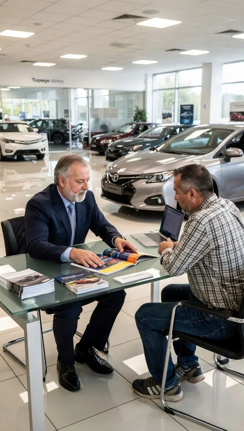 Zdjcie przedstawiające zadowoloną rodzinę po zakupie nowego ubezpieczenia samochodu.